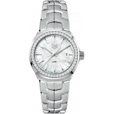 Tag Heuer Link 32m Pearl White Dial Ladies Watch WBC1314-BA0600 Tag Heuer Link 32m Pearl White Dial Ladies Watch WBC1314-BA0600
